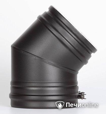 Колено 45° Schiedel Отвод 45° д.150 PM25 (Черный) Permetr в Якутске