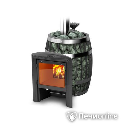 Дровяная банная печь TMF Саяны II Carbon Витра ЗК в Якутске