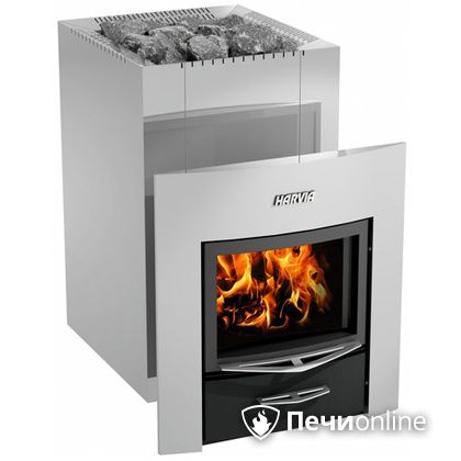Дровяная банная печь Harvia 22 Duo Steel (Wk220) в Якутске