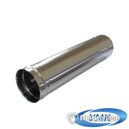 Дымоход УМК Труба D120 L=0.25 м 0,5 мм. нержавейка в Якутске