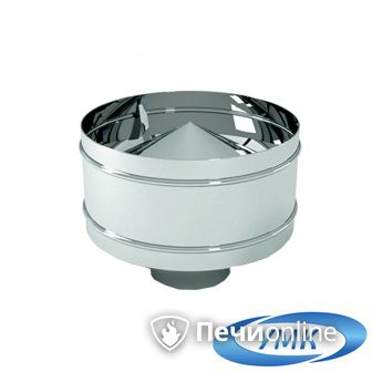 Дымоход УМК Оголовок с дефлектором D180х260 Н+Оц 0.5мм 0.5мм по воде в Якутске